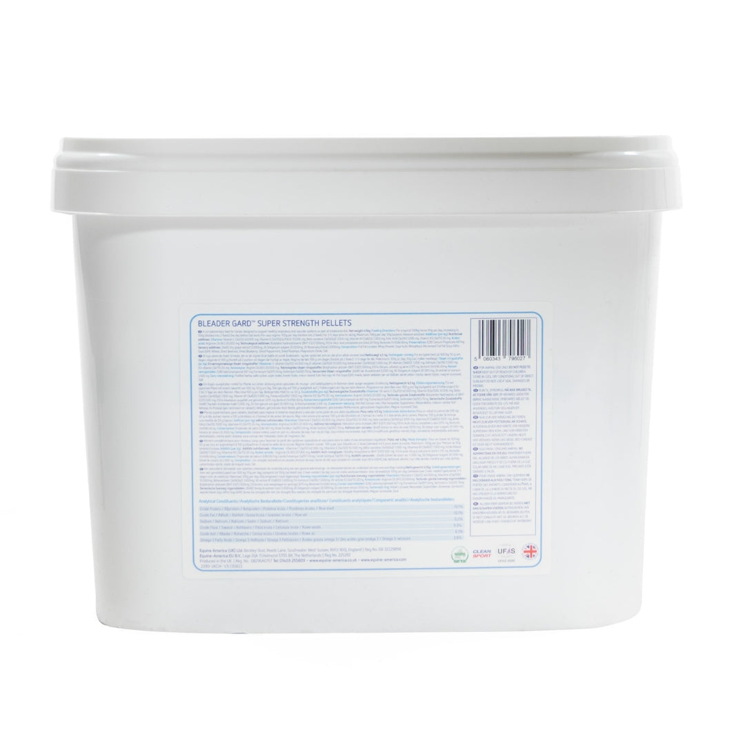 Bkleader Gard Super Strength Pellets 4.5kg Back Label